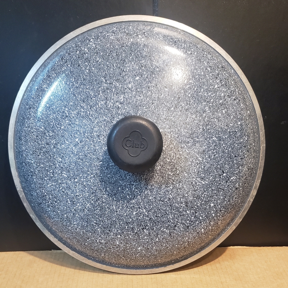 Vintage Club Aluminum Speckled Grey Lid Only 9.5" Inner